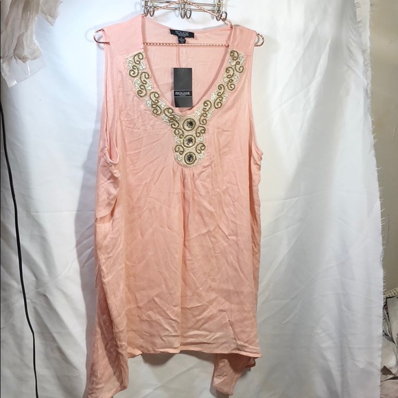 Rougue Tops - Rouge Collection Peach color top